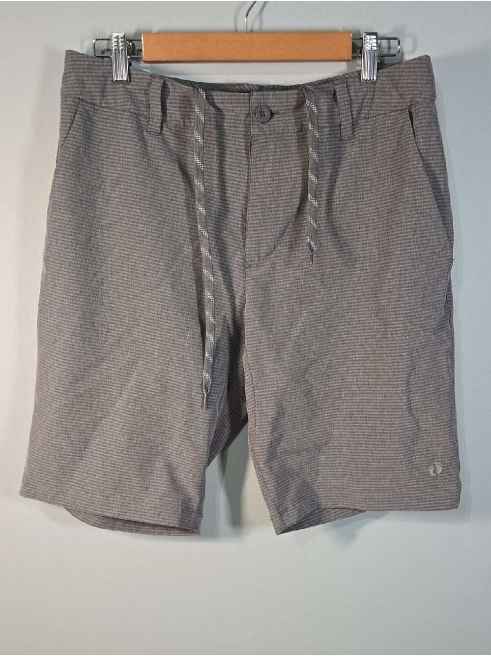 Hang Ten Shorts Men's Size 32 Gray Micro-Pattern Men's Shorts Summer Active